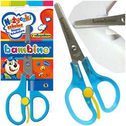 NOŻYCZKI BAMBINO Z ODBOJNIKIEM DLA PRAWORĘCZNYCH MAJEWSKI SZKOLNE - 2 szt.