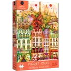 PUZZLE 1000 ELEMENTÓW O PÓŁNOCY W RZYMIE WŁOCHY UKŁADANKA TREFL 12072