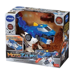MOTOZAURY DINOZAUR TRANSFORMUJĄCY VTECH TERIZINOZAUR OXOR SAMOCHÓD POLICJA