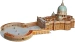 PUZZLE 3D BAZYLIKA ŚW. PIOTRA 68 ELEMENTÓW PUZZLE PRZESTRZENNE CUBIC FUN