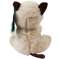 PLUSZAK MASKOTKA KOTEK UROCZA PRZYTULANKA MIĘKKA 18 cm KOT SYJAMSKI