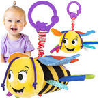 ZAWIESZKA DO WÓZKA SENSORYCZNA KOLOROWA PSZCZÓŁKA MAJA DZWONECZEK BALIBAZOO