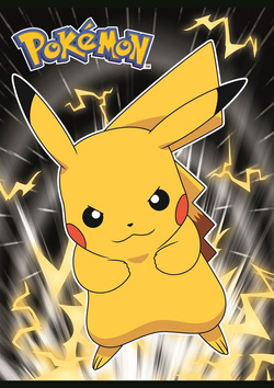 ZESZYT SZKOLNY A5 KRATKA 32 KARTKI 70g LAMINOWANY POKEMON PIKACHU - 3 szt.