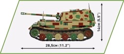 COBI PANZERJAGER TIGER (P) ELEFANT NIEMIECKI WW2 KLOCKI KONSTRUKCYJNE 2582