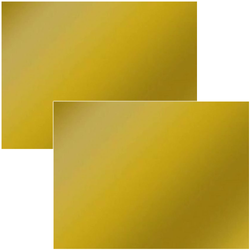 BRYSTOL A1 KARTON PAPIER 86X61 CM ZŁOTY - 2 sztuki