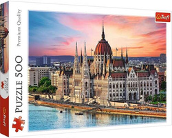 PUZZLE BUDAPESZT WĘGRY 500 ELEMENTÓW WIDOK MIASTO UKŁADANKA 37395 TREFL
