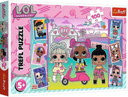 PUZZLE LOL SURPRISE 100 ELEMENTÓW ZDJĘCIA LALECZEK UKŁADANKA TREFL 16443
