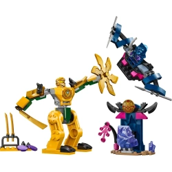 LEGO NINJAGO MECH BOJOWY ARINA WOJOWNIK FIGURKI 104 ELEMENTY 71804