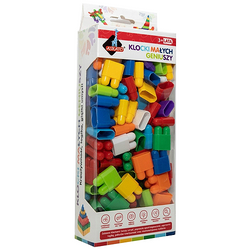 KLOCKI MAŁYCH GENIUSZY KONSTRUKCYJNE EDUKACYJNE CEGIEŁKI 150 EL. ASKATO