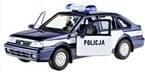POLONEZ CARO PLUS POLICJA METALOWY SAMOCHODZIK Z EPOKI PRL WELLY 1:34