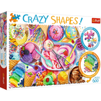 PUZZLE 600 ELEMENTÓW SŁODKIE MARZENIE CRAZY SHAPES! UKŁADANKA TREFL 11119