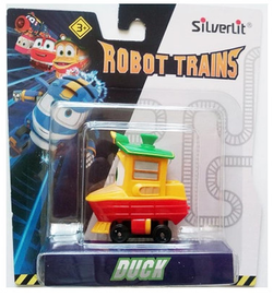 LOKOMOTYWA DUCK POCIĄG TRAINS KOLEJKA ROBOT FIGURKA SILVERLIT
