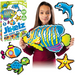 PUZZLE PUZZELKI PIXELKI JIXELZ POD WODĄ 1500EL. ŻÓŁW DELFIN ŁÓDŹ ROZGWIAZDA