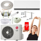 KLIMATYZACJA LG DUALCOOL SOFT AIR PREMIUM 3,5kW ZESTAW SAMODZIELNY MONTAŻ