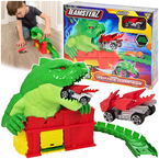 TEAMSTERZ TOR WYŚCIGOWY SZALONY GAD SMOK BEAST MACHINES METALOWE AUTKO