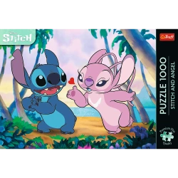 PUZZLE 1000 ELEMENTÓW LILO & STICH - STICH I ANGEL UKŁADANKA TREFL 12079