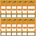 NAKLEJKI NA ZESZYTY PODRĘCZNIKI BB FRIENDS BOYS INTERDRUK 9 szt. - 12 opak.