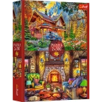 PUZZLE 2x500 ELEMENTÓW WYCIECZKA W GÓRY DOMEK UKŁADANKA 37534 TREFL
