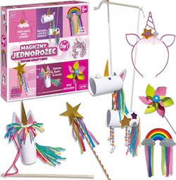 MAGICZNY JEDNOROŻEC ZESTAW KREATYWNY DIY RÓŻDŻKA