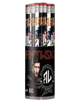 OŁÓWEK GRAFITOWY Z GUMKĄ ROBERT LEWANDOWSKI ST.MAJEWSKI RL9 HB - 60 sztuk
