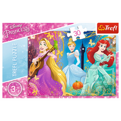PUZZLE KSIĘŻNICZKI DISNEY PRINCESS 30 EL - TREFL
