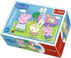 PUZZLE 54 ELEMENTY MINI ŚWINKA PEPPA UKŁADANKA DLA DZIECI 19628 TREFL