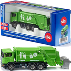ŚMIECIARKA AUTO MODEL METALOWY KONTENER 1:87 SIKU CIĘŻARÓWKA KOSZ