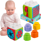 KOSTKA SENSORYCZNA AKTYWIZUJĄCA ROZWIJAJĄCA MOTORKĘ KLOCKI CLEMMY CLEMENTON