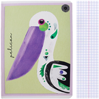 ZESZYT A5 W KRATKĘ 16 KARTEK 70g ZIEMIA OBIECANA ZOO ZWIERZĄTKA