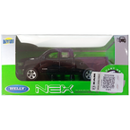 RAM 1500 2019 CZARNY METALOWY SAMOCHÓD MODEL KOLEKCJONERSKI WELLY