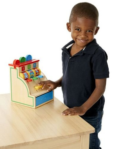 DREWNIANA KASA SKLEPOWA - MELISSA AND DOUG