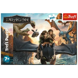 PUZZLE 200 EL. SZCZERBATEK I PRZYJACIELE JAK WYTRESOWAĆ SMOKA TREFL 13348