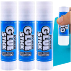 KLEJ W SZTYFCIE BIUROWY SZKOLNY MUNGYO 8g MOCNY ZMYWALNY 3 sztuki