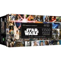 PUZZLE 13500 ELEMENTÓW STAR WARS GWIEZDNE WOJNY 9 UKŁADANEK 81036 TREFL