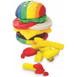 PLAY-DOH CIASTOLINA BURGER Z FRYTKAMI KUCHNIA 224g MASA PLASTYCZNA HASBRO