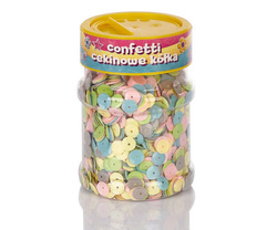CEKINY CONFETTI CEKINOWE KÓŁKA PASTELOWE 100g ASTRA CREATIVO