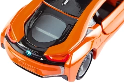 SAMOCHÓD AUTO BMW I8 LCI OTWIERANE DRZWI POMARAŃCZOWE METALOWE SIKU 2348
