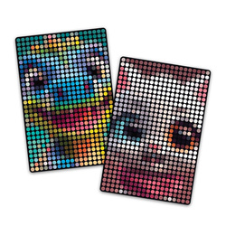 MAKE IT REAL ZESTAW KREATYWNY DO KROPKOWANIA PO NUMERACH KOTEK I DINOZAUR