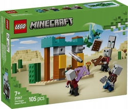 LEGO MINECRAFT PUSTYNNY PATROL ZŁOSADNIKÓW RYCERZ WYRZUTNIE FIGURKI 21267