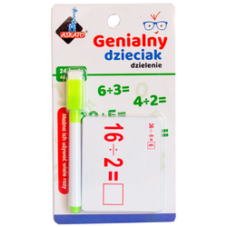 GENIALNY DZIECIAK DZIELENIE FISZKI MATEMATYCZNE NAUKA LICZENIA ASKATO