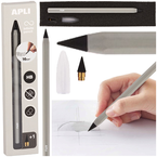 OŁÓWEK WIECZNY HB METALOWA SZARA OBUDOWA BIUROWY SZKOLNY APLI INFINITE