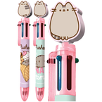 DŁUGOPIS AUTOMATYCZNY PUSHEEN KOTEK 6w1 0,7mm SZKOLNY STMAJEWSKI - 2 sztuki