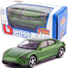 PORSCHE TAYCAN TURBO S ZIELONY SAMOCHÓD METALOWY AUTO MODEL BBURAGO 1:43