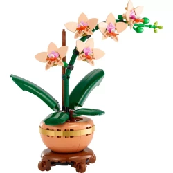 LEGO MAŁA ORCHIDEA STORCZYK W DONICZCE + OZDOBA W KSZTAŁCIE SERCA 
