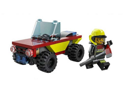 LEGO CITY PATROL STRAŻY POŻARNEJ WÓZ STRAŻAK 30585 KLOCKI SASZETKA