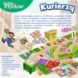 GRA PLANSZOWA RODZINNA KURIERZY PRZESYŁKI RODZINA TREFLIKÓW TREFL 02815