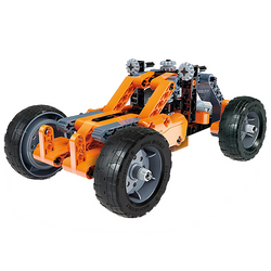 LABORATORIUM MECHANIKI ŁAZIK I QUAD KLOCKI 130 EL. 2 MODELE CLEMENTONI