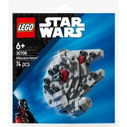 LEGO STAR WARS MINIMODEL SOKOŁA MILLENNIUM 74 ELEMENTY SASZETKA 30708