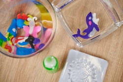 AQUA GELZ KREATYWNY ZESTAW DELUXE ŚWIECĄCY W CIEMNOŚCI FIGURKI 3D SIMBA