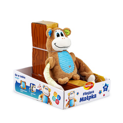 FIKAJĄCA MAŁPKA INTERAKTYWNA SENSORYCZNA CHODZI OBROTOWE RĘCE MUZYKA DUMEL